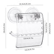 Load image into Gallery viewer, Suction Toilet Paper Holder, ROSELIFE Suction Tissue Holder, No Drilling, Screw-free, Clear