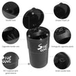 Load image into Gallery viewer, STOP ONE Car Ashtray, Portable Ashtray, CA-101 Large Auto Ash Tray with Lid and Led, Black