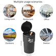 Load image into Gallery viewer, STOP ONE Car Ashtray, Portable Ashtray, CA-101 Large Auto Ash Tray with Lid and Led, Black