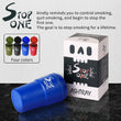 Load image into Gallery viewer, STOP ONE Car Ashtray, Portable Ashtray, CA-101 Large Auto Ash Tray with Lid and Led, Blue