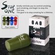 Load image into Gallery viewer, STOP ONE Car Ashtray, Portable Ashtray, CA-101 Large Auto Ash Tray with Lid and Led, Green