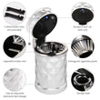 Load image into Gallery viewer, STOP ONE Car Ashtray, Portable Ashtray, CA-421 Auto Ash Tray with Lid and Led, White