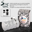 Load image into Gallery viewer, STOP ONE Car Ashtray, Portable Ashtray, CA-421 Auto Ash Tray with Lid and Led, White