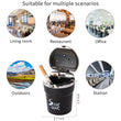 Load image into Gallery viewer, STOP ONE Car Ashtray, Portable Ashtray, CA-511 Auto Ash Tray with Lid and Led, Black