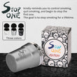 Load image into Gallery viewer, STOP ONE Car Ashtray, Portable Ashtray, CA-511 Auto Ash Tray with Lid and Led, Silver
