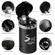 Load image into Gallery viewer, STOP ONE Car Ashtray, Portable Ashtray, CA-541 Auto Ash Tray with Lid and Led, Black
