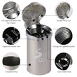 Load image into Gallery viewer, STOP ONE Car Ashtray, Portable Ashtray, CA-541 Auto Ash Tray with Lid and Led, Silver