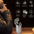 Load image into Gallery viewer, STOP ONE Car Ashtray, Portable Ashtray, CA-541 Auto Ash Tray with Lid and Led, Silver