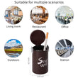 Load image into Gallery viewer, STOP ONE Car Ashtray, Portable Ashtray, CA-561 Auto Ash Tray with Lid and Led, Brown