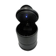 Load image into Gallery viewer, Portable Car Ashtray with Lid and LED Flame-Retardant Polypropylene Ashtray for Car Indoor or Outdoor Black
