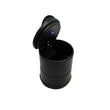 Load image into Gallery viewer, Portable Car Ashtray with Lid and LED Flame-Retardant Polypropylene Ashtray for Car Indoor or Outdoor Black