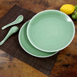 Load image into Gallery viewer, Green Valley High-Quality Luxury 21-Piece Peony Pattern Celadon Kitchen Tableware Set, Plum Green