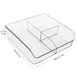 Load image into Gallery viewer, Roselife Bathroom Storage Series, 3 Grid Organizer Box for Hand Towels,Hair Accessories, Facial Cream, etc, Clear