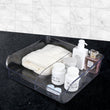 Load image into Gallery viewer, Roselife Bathroom Storage Series, 3 Grid Organizer Box for Hand Towels,Hair Accessories, Facial Cream, etc, Clear