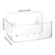 Load image into Gallery viewer, Sticky Basket, Sticky Shelf, ROSELIFE Bar Storage Tray, Magic Stick Installation, Punchless, Clear, Large