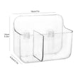 Load image into Gallery viewer, Sticky Basket, 2-Compartment Storage Basket, ROSELIFE Bar Storage Tray, Magic Stick Installation, Punchless, Clear