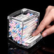 Load image into Gallery viewer, Cotton Swab Holder, Q Tip Holder Dispenser, ROSELIFE Q Tip Holder Organizer, Clear, 1 Pack