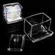 Load image into Gallery viewer, Cotton Swab Holder, Q Tip Holder Dispenser, ROSELIFE Q Tip Holder Organizer, Clear, 1 Pack