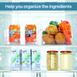 Load image into Gallery viewer, Vegetable and fruit isolated storage 12.6"x8.6"x3.5"fit for refrigerators kitchens