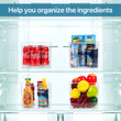 Load image into Gallery viewer, Vegetable and fruit isolated storage 11.4"x8.2"x6.0"fit for refrigerators kitchens