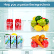 Load image into Gallery viewer, Vegetable and fruit isolated storage 14.8"x8.6"x3.9"fit for refrigerators kitchens