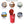 Load image into Gallery viewer, STOP ONE Car Ashtray, Portable Ashtray, CA-101 Large Auto Ash Tray with Lid and Led, Red
