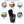 Load image into Gallery viewer, STOP ONE Car Ashtray, Portable Ashtray, CA-521 Auto Ash Tray with Lid and Led, Black
