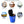 Load image into Gallery viewer, STOP ONE Car Ashtray, Portable Ashtray, CA-521 Auto Ash Tray with Lid and Led, Blue
