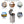 Load image into Gallery viewer, STOP ONE Car Ashtray, Portable Ashtray, CA-541 Auto Ash Tray with Lid and Led, Silver
