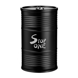STOP ONE CA-AL1 Portable Car Ashtray with Lid, Black