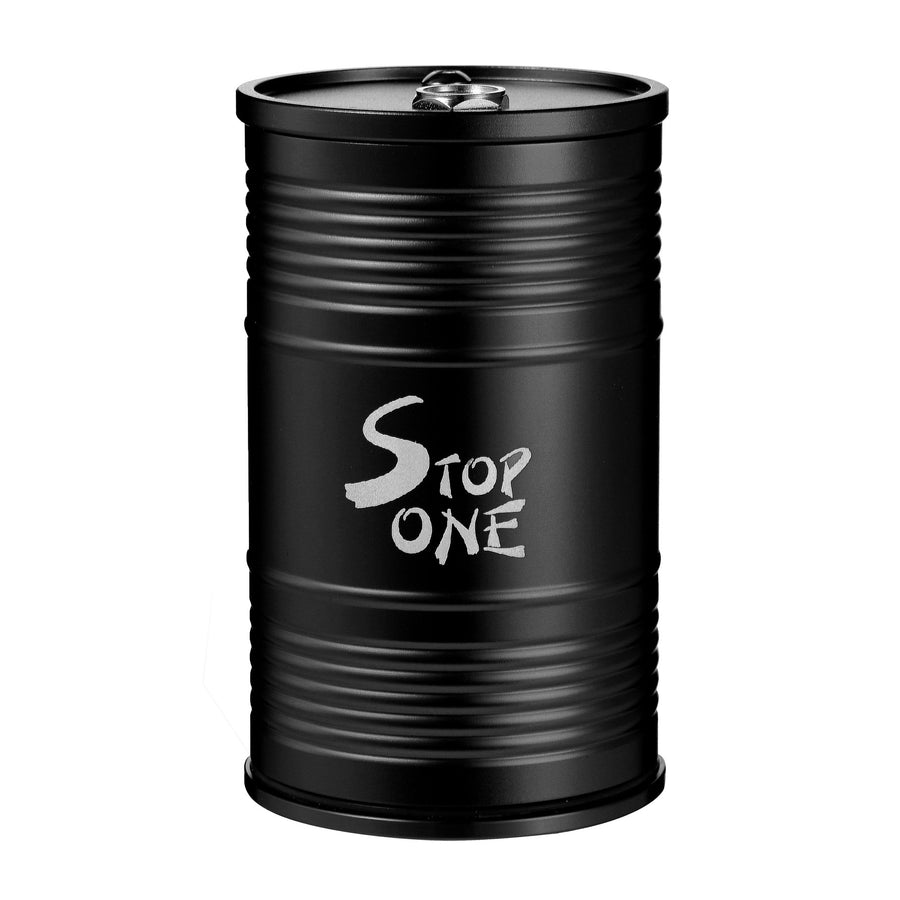 STOP ONE CA-AL1 Portable Car Ashtray with Lid, Black