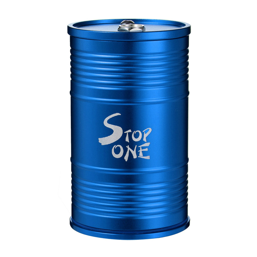 STOP ONE CA-AL1 Portable Car Ashtray with Lid, Blue