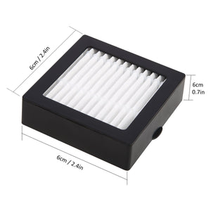STOP ONE 4-Layer Filter Mesh Replacement for Smokeless Ashtray EL-AL1, Effectively Filtering About 300-400 Pcs Cigarettes [Pack of 6]