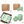 Load image into Gallery viewer, Celadon Bowl w/ Peony Pattern, Green Valley High-Quality Luxury Kitchen 4.5&quot; Rice Bowl, Plum Green, Pack of 6
