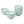 Load image into Gallery viewer, Celadon Bowl w/ Peony Pattern, Green Valley High-Quality Luxury Kitchen 4.5&quot; Rice Bowl, Light Greenish Blue, Pack of 8
