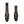 Load image into Gallery viewer, Nail Clippers, MANTIS Heavy Duty Deluxe Nail Trimmers, Small and Large Kit, Black, Carbon Steel [Pack of 2]
