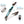 Load image into Gallery viewer, Nail Clippers, MANTIS Heavy Duty Deluxe Nail Trimmers, Small and Large Kit, Black, Carbon Steel [Pack of 2]
