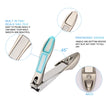 Load image into Gallery viewer, Nail Clipper, MANTIS Heavy Duty Deluxe Nail Trimmer, Small, Champagne, Stainless Steel [Pack of 1]
