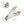 Load image into Gallery viewer, Nail Clipper, MANTIS Heavy Duty Deluxe Nail Trimmer, Large, Champagne, Stainless Steel [Pack of 1]
