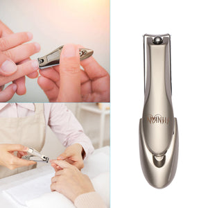 Nail Clipper, MANTIS Heavy Duty Deluxe Nail Trimmers, Small and Large Kit, Champagne, Stainless Steel [Pack of 2]