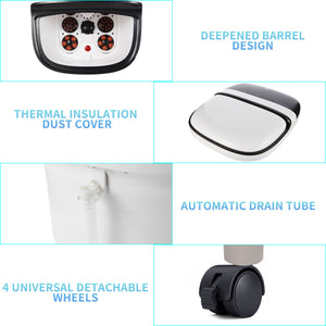 Foot Spa Bath Massager, MASAG A30 Foot Spa Bucket with Touch Digital Control Panel, Motorized Rollers, All In One for Foot Stress Relief