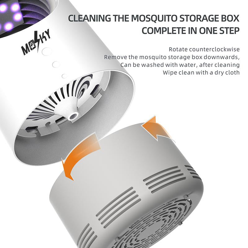 Mosky L260 USB Mosquito lamp household indoor insect repellent anti-mosquito trapping artifact baby insect lamp, White