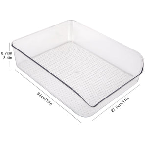 Roselife Bathroom Storage Series, Organizer Box for Hand Towels,Hair Accessories, Facial Cream, etc, Clear
