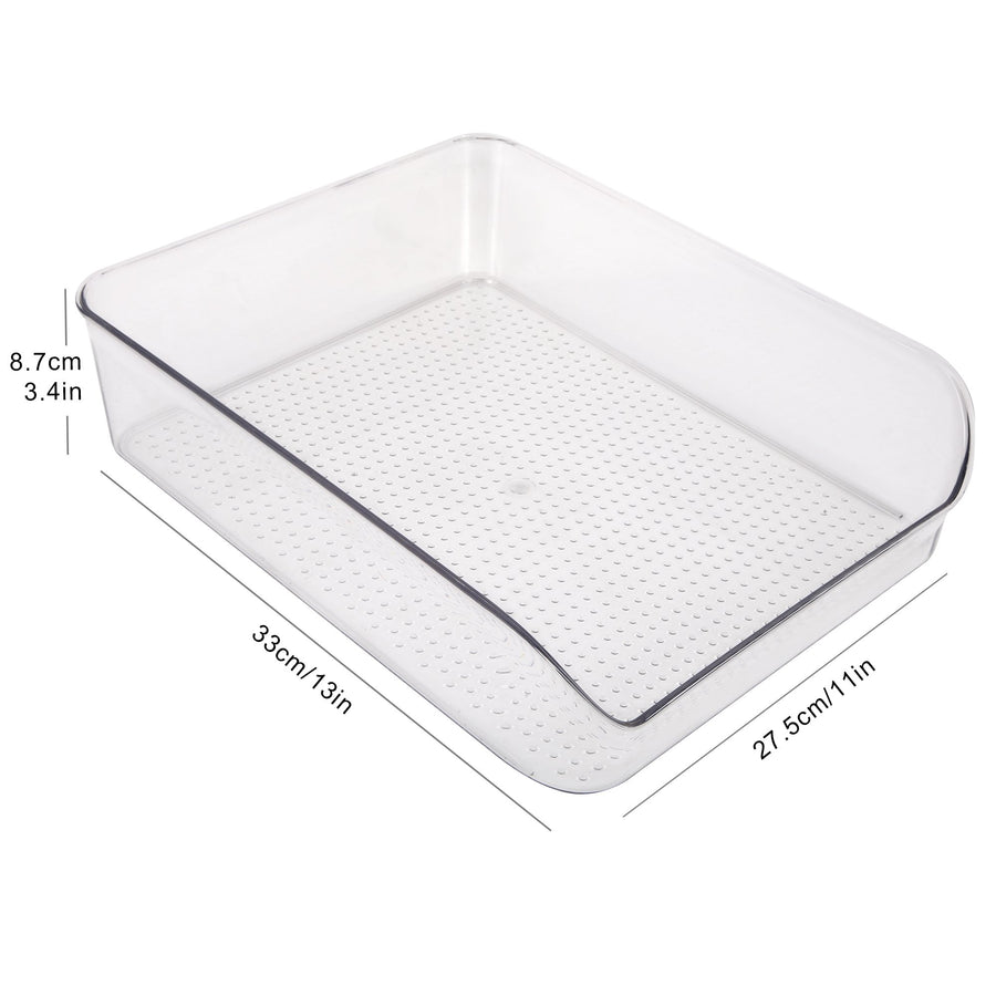 Roselife Bathroom Storage Series, Organizer Box for Hand Towels,Hair Accessories, Facial Cream, etc, Clear