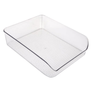 Roselife Bathroom Storage Series, Organizer Box for Hand Towels,Hair Accessories, Facial Cream, etc, Clear