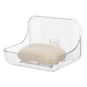 Roselife Bathroom Storage Series, Soap Dish, Magic Stick Installation, Punchless, Clear
