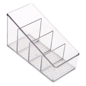 Roselife Bathroom Storage Series, 4 Grid Organizer Box, PET Material, Clear