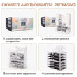 Load image into Gallery viewer, Cosmetic Storage Organizer, Makeup Case, ROSELIFE [TEC] 3 Pieces Kit Jewelry Display, 7 Drawers, 16 Slots, Detachable, Clear
