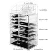 Load image into Gallery viewer, Cosmetic Storage Organizer, Makeup Case, ROSELIFE [TGHA] 4 Pieces Kit Jewelry Display, 11 Drawers, 16 Slots, Detachable, Clear

