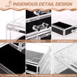 Load image into Gallery viewer, Cosmetic Storage Organizer, Makeup Case, ROSELIFE [THA] 3 Pieces Kit Jewelry Display, 7 Drawers, 16 Slots, Detachable, Clear
